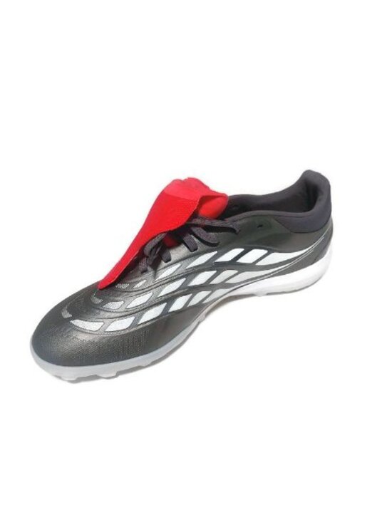 Adidas Predator Pro FT TF Mens 9.5 Soccer Cleats Artificial Turf Iron Metallic main image 4